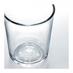 bicchiere di vetro ikea per la mise en place di una tavola autunnale
